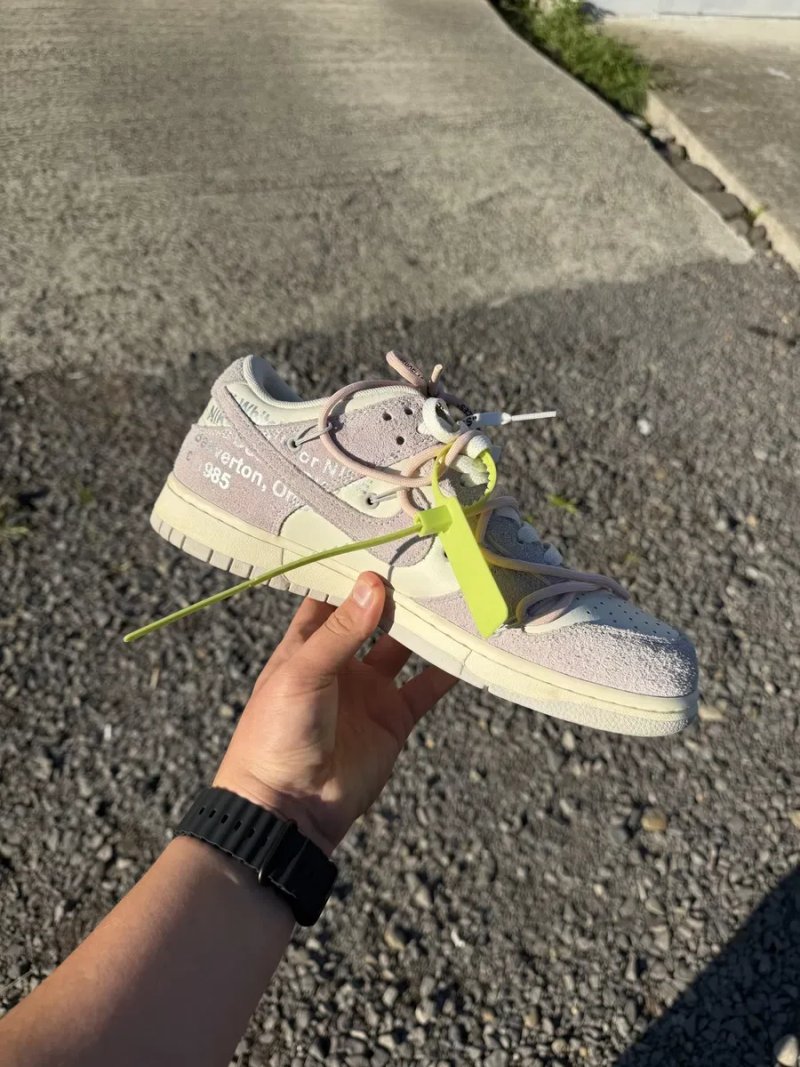 Кросівки Nike Dunk Low x Off-White Lot 12 of 50, розмір 44(28 см від краю до краю ) — фото 4