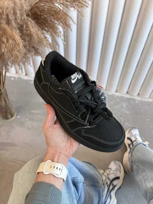 Кросівки Nike Jordan 1 Low OG Travis Scott Black premium | Кроссовки Найк жіночі чоловічі — фото 2