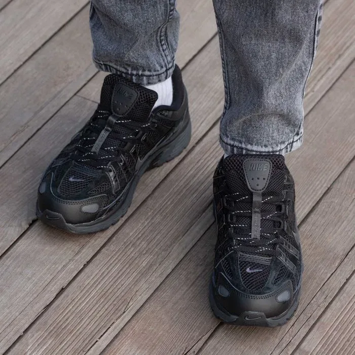 Кросівки Nike P-6000 Triple Black premium — фото 4