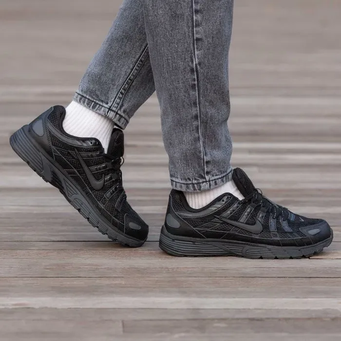 Кросівки Nike P-6000 Triple Black premium — фото 6