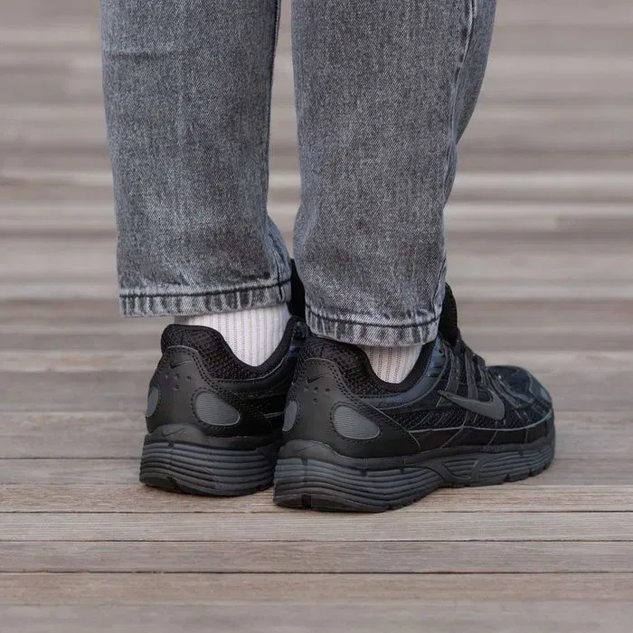 Кросівки Nike P-6000 Triple Black premium — фото 7