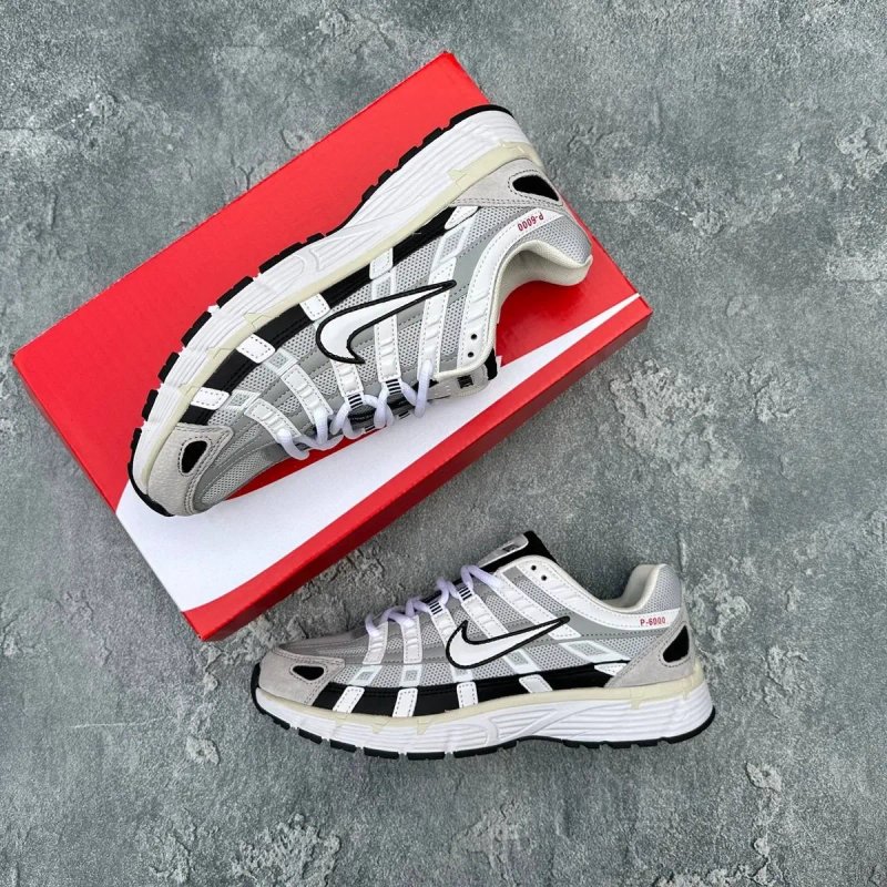 Кросівки Nike P-6000 White/Black — фото 2
