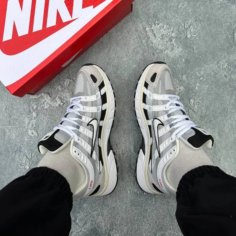Кросівки Nike P-6000 White/Black — фото 6