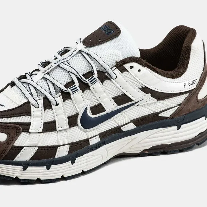 Кросівки Nike P-6000 White/Brown premium | Кроссовки Найк чоловічі жіночі — фото 7