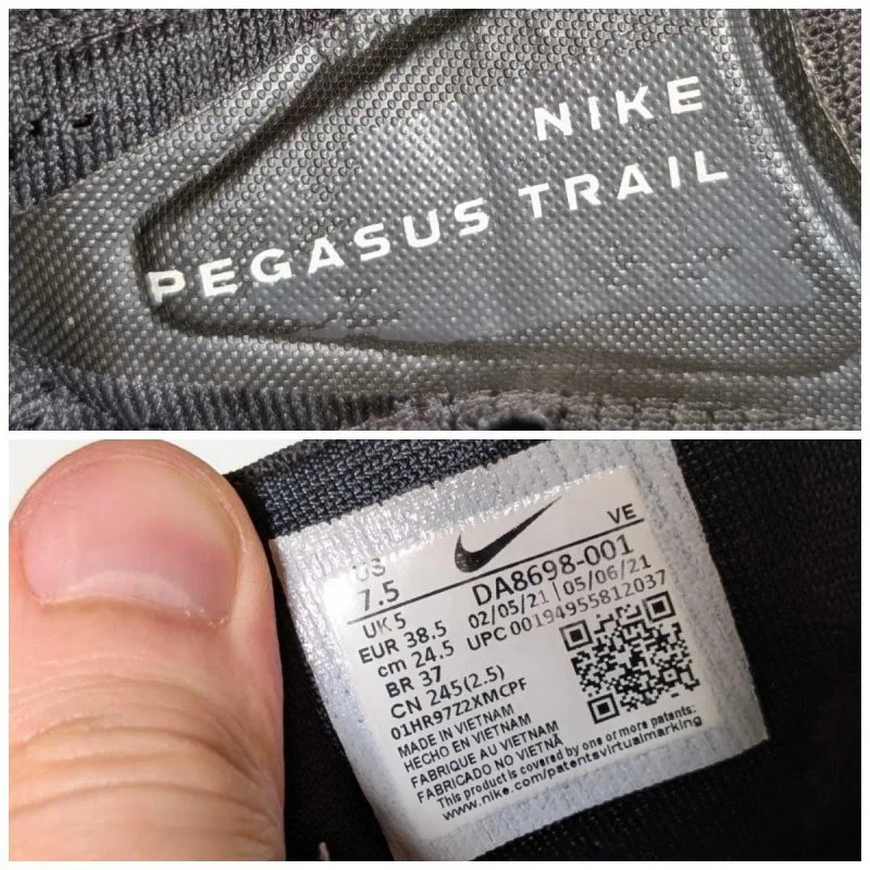 Кросівки Nike Pegasus Trail 3 DA8698 001 оригінал 38,5 розмір ідеальні — фото 6