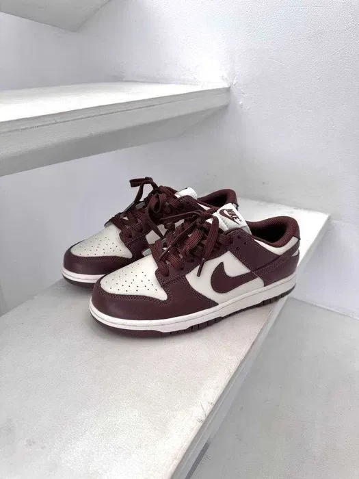 Кросівки Nike SB Dunk Chocolate Leather premium | Кроссовки Найк жіночі чоловічі — фото 3