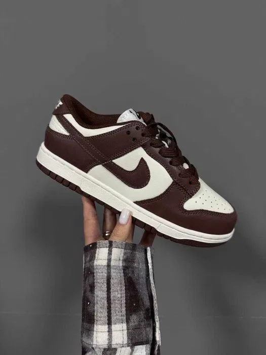 Кросівки Nike SB Dunk Chocolate Leather premium | Кроссовки Найк жіночі чоловічі — фото 5