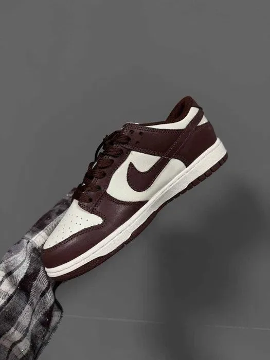 Кросівки Nike SB Dunk Chocolate Leather premium | Кроссовки Найк жіночі чоловічі — фото 8