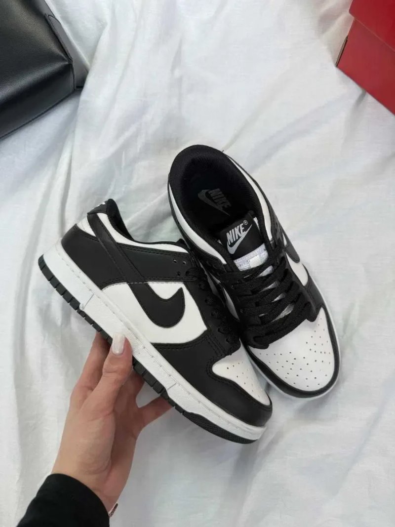 Кросівки Nike SB Dunk Low Black White Panda жіночі чорно білі Найк Данк демісезонні кеди | Женские кроссовки Данки черно белые 36 37 38 39 40 — фото 6