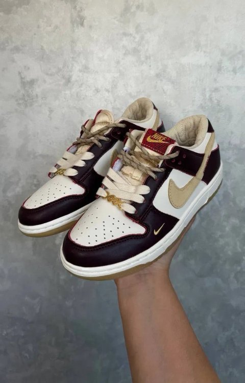 Кросівки Nike SB Dunk Low Bordo трендові жіночі кросівки найк сб данк бордові
