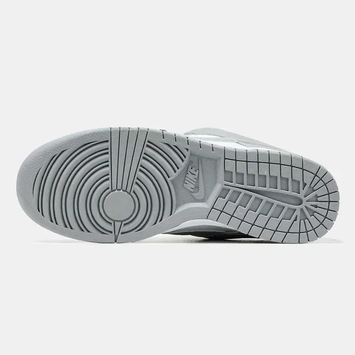 Кросівки Nike SB Dunk low White/Grey premium | Кроссовки Найк чоловічі жіночі — фото 2