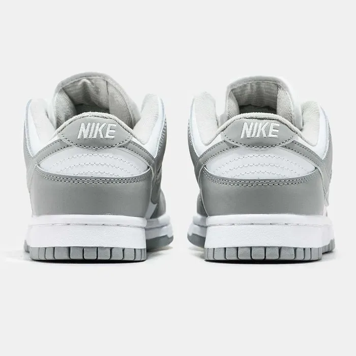 Кросівки Nike SB Dunk low White/Grey premium | Кроссовки Найк чоловічі жіночі — фото 5