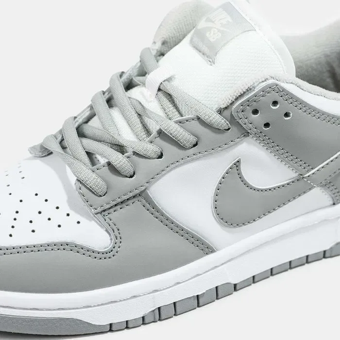 Кросівки Nike SB Dunk low White/Grey premium | Кроссовки Найк чоловічі жіночі — фото 7