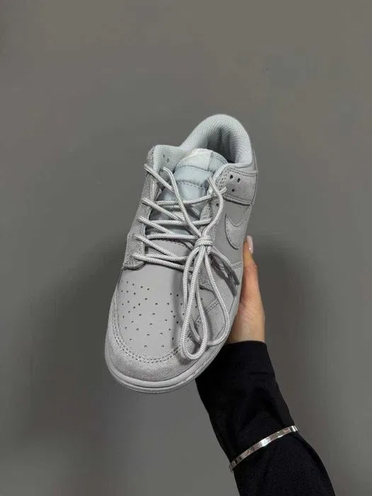 Кросівки Nike SB Dunk low Wolf Grey premium | Кроссовки Найк жіночі чоловічі — фото 2