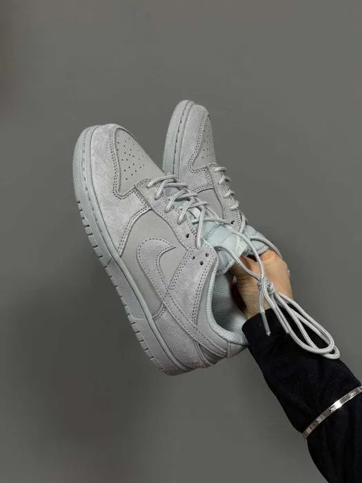 Кросівки Nike SB Dunk low Wolf Grey premium | Кроссовки Найк жіночі чоловічі — фото 7