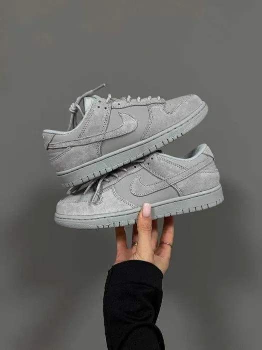 Кросівки Nike SB Dunk low Wolf Grey premium | Кроссовки Найк жіночі чоловічі — фото 8