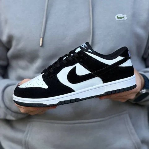 Кросівки Nike SB Dunk Suede Black/White premium | Кроссовки Найк чоловічі жіночі