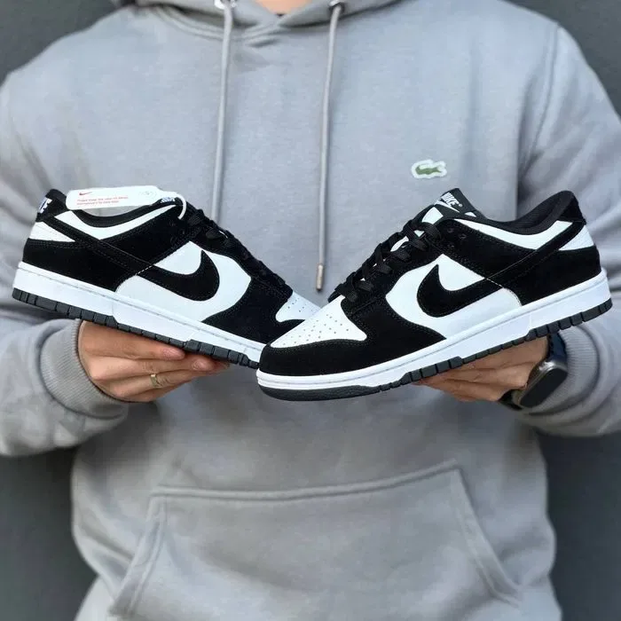 Кросівки Nike SB Dunk Suede Black/White premium | Кроссовки Найк чоловічі жіночі — фото 6