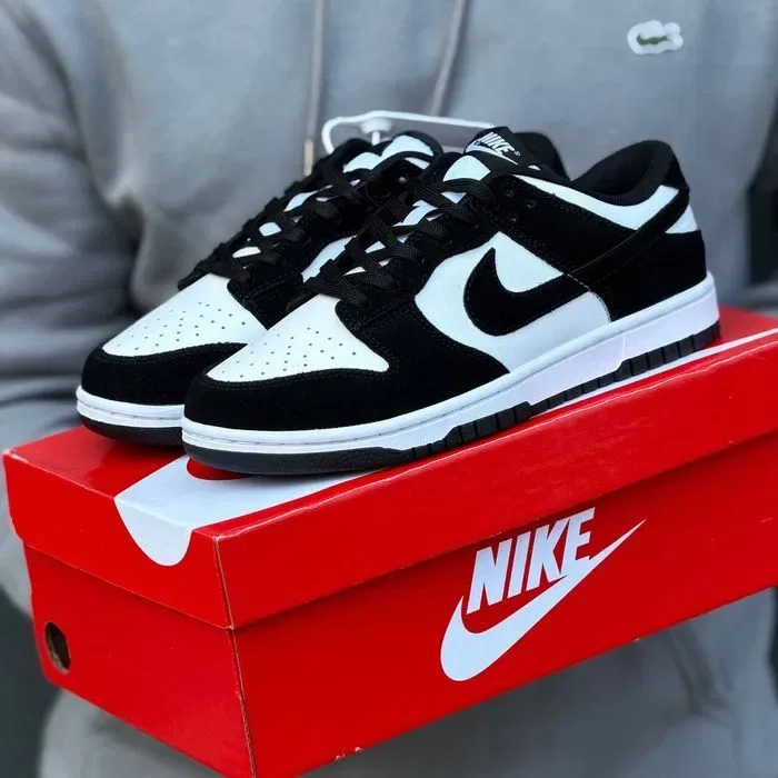 Кросівки Nike SB Dunk Suede Black/White premium | Кроссовки Найк чоловічі жіночі — фото 7