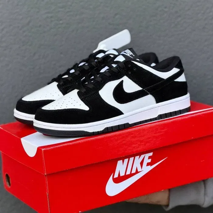 Кросівки Nike SB Dunk Suede Black/White premium | Кроссовки Найк чоловічі жіночі — фото 8