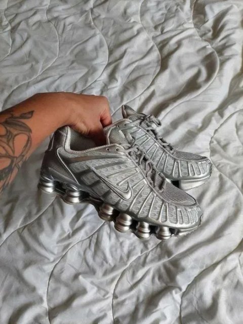 Кросівки Nike Shox TL Silver premium | Кроссовки Найк чоловічі
