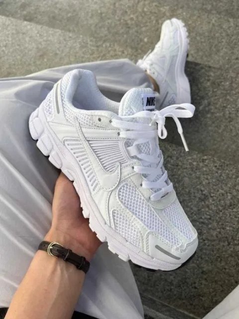 Кросівки Nike Zoom Vomero 5 All White Premium | Кроссовки Найк жіночі чоловічі
