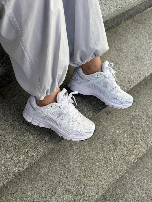 Кросівки Nike Zoom Vomero 5 All White Premium | Кроссовки Найк жіночі чоловічі — фото 2