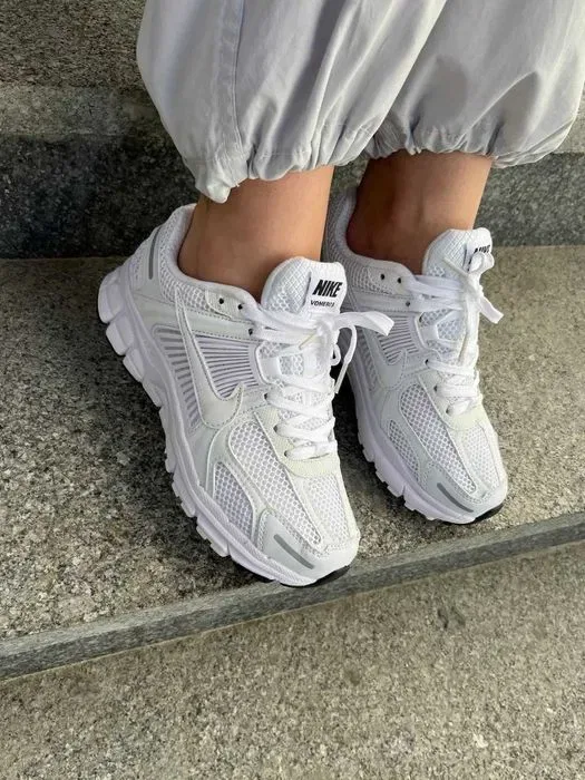 Кросівки Nike Zoom Vomero 5 All White Premium | Кроссовки Найк жіночі чоловічі — фото 6