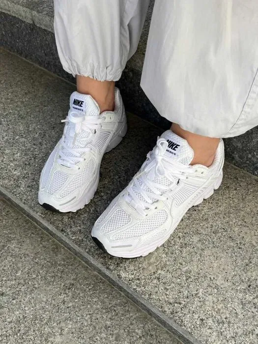 Кросівки Nike Zoom Vomero 5 All White Premium | Кроссовки Найк жіночі чоловічі — фото 8