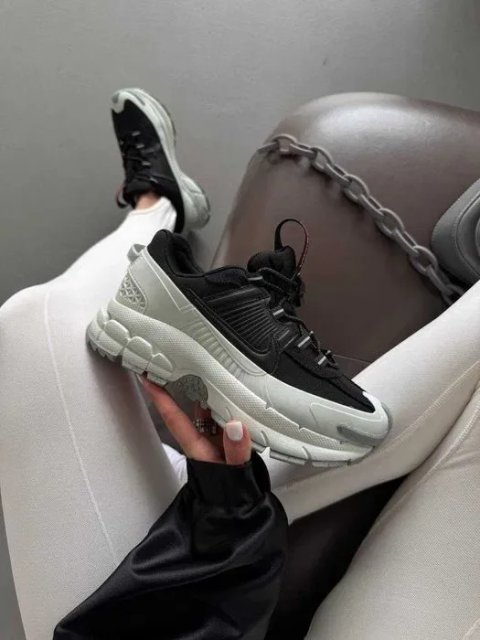 Кросівки Nike Zoom Vomero Roam White Black premium | Кроссовки Найк жіночі чоловічі
