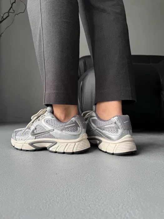 Кросівки Nike Zoom Vomero V5 RNR Silver/Grey premium | Кроссовки Найк чоловічі жіночі — фото 3