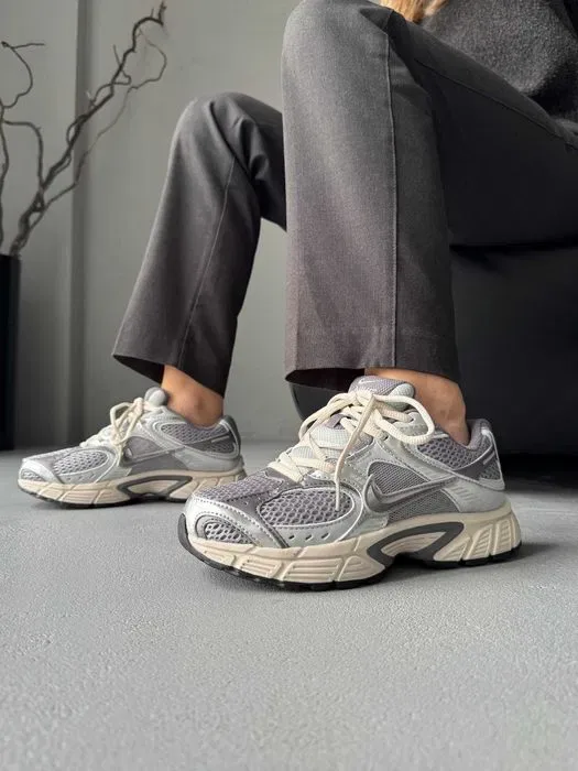 Кросівки Nike Zoom Vomero V5 RNR Silver/Grey premium | Кроссовки Найк чоловічі жіночі — фото 5
