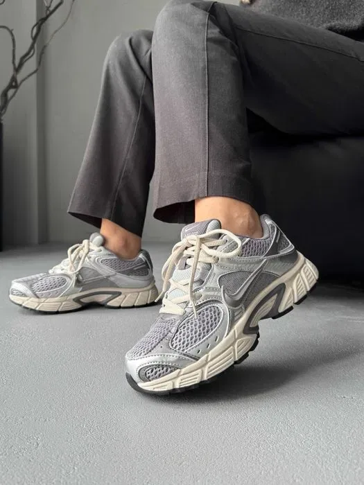Кросівки Nike Zoom Vomero V5 RNR Silver/Grey premium | Кроссовки Найк чоловічі жіночі — фото 6
