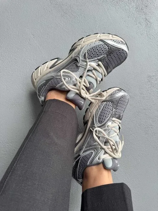 Кросівки Nike Zoom Vomero V5 RNR Silver/Grey premium | Кроссовки Найк чоловічі жіночі — фото 7