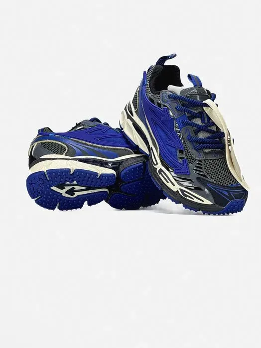Кросівки Off-white BE Right Back Gunmetal/Blue premium | Кроссовки чоловічі — фото 2
