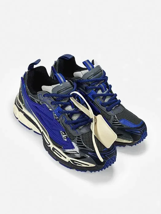 Кросівки Off-white BE Right Back Gunmetal/Blue premium | Кроссовки чоловічі — фото 7