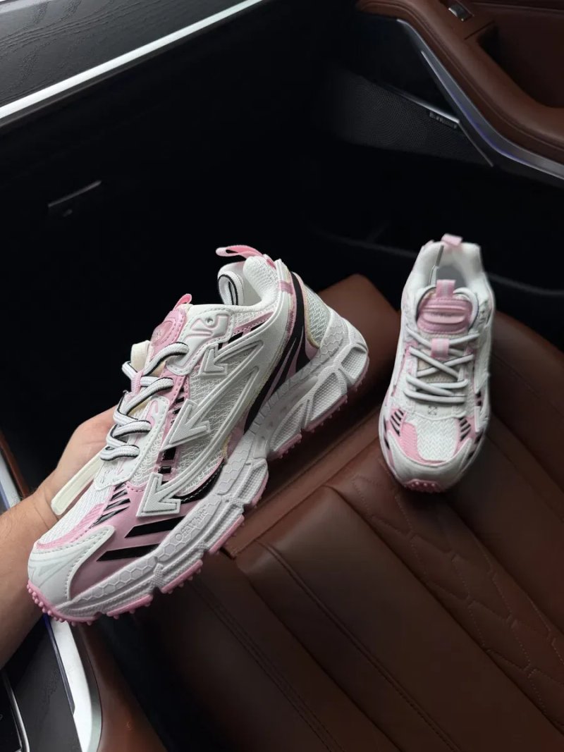 Кросівки Off-White BE Right Back Pink - White premium | Кроссовки жіночі — фото 3