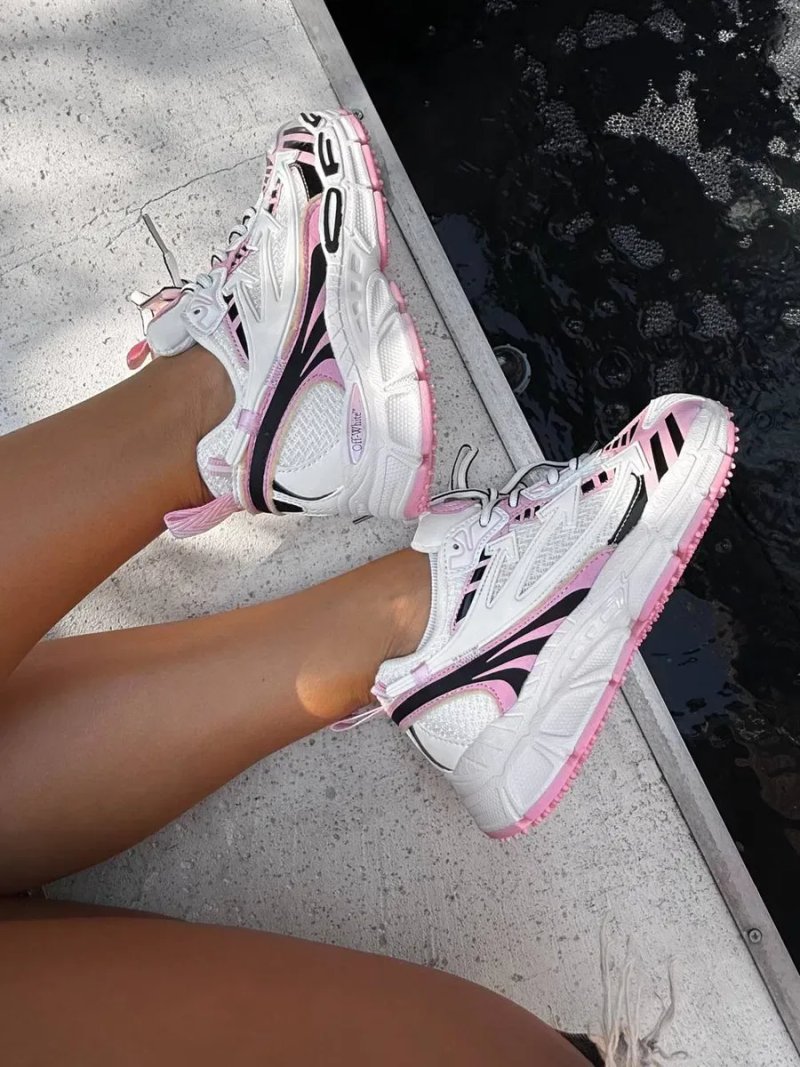 Кросівки Off-White BE Right Back Pink - White premium | Кроссовки жіночі — фото 5