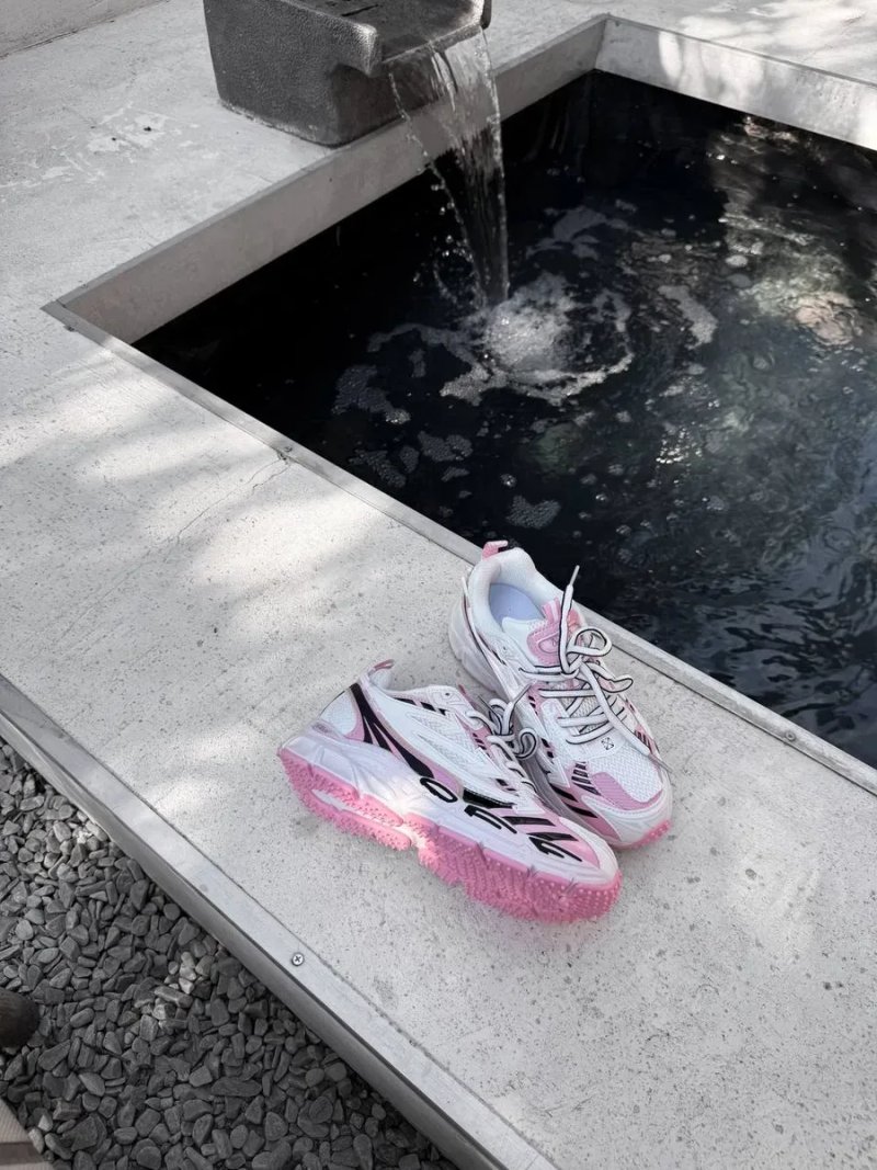 Кросівки Off-White BE Right Back Pink - White premium | Кроссовки жіночі — фото 7