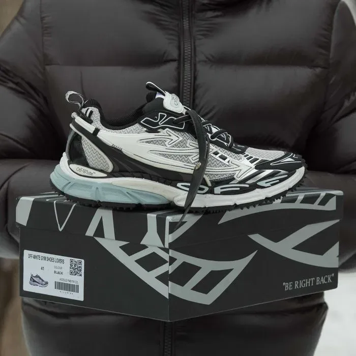 Кросівки Off-White Be Right Back Silver (люкс якість) | Кроссовки чоловічі жіночі — фото 5