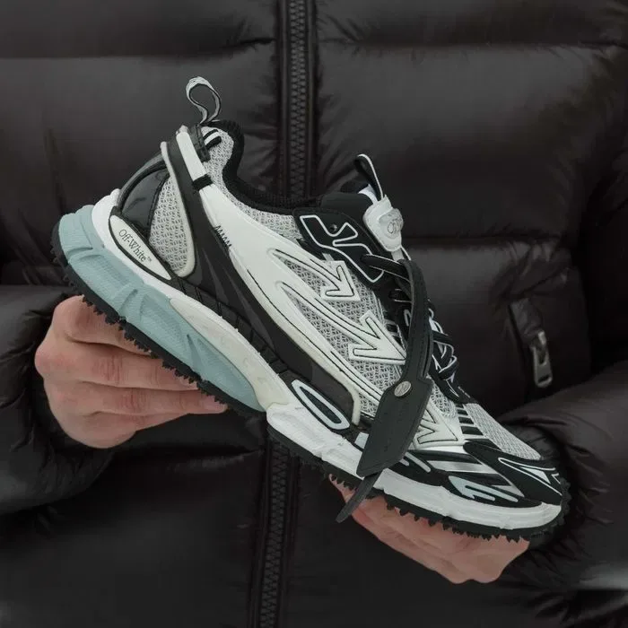 Кросівки Off-White Be Right Back Silver (люкс якість) | Кроссовки чоловічі жіночі — фото 6