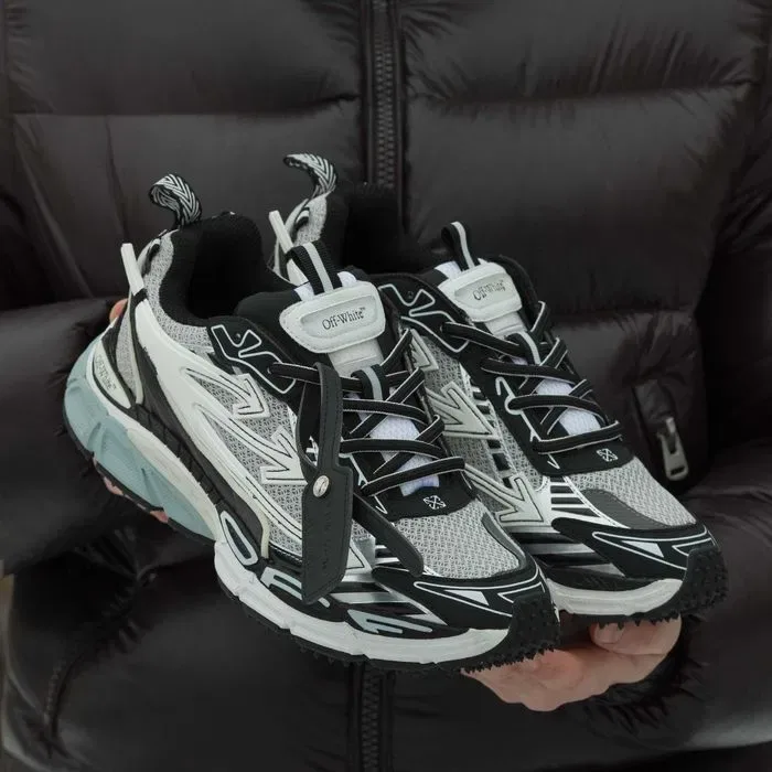 Кросівки Off-White Be Right Back Silver (люкс якість) | Кроссовки чоловічі жіночі — фото 7