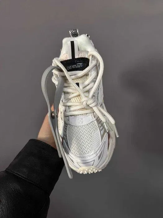 Кросівки OFF-WHite Be Right Back White/Beige premium | Кроссовки жіночі чоловічі — фото 3