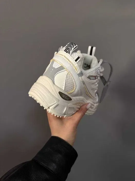 Кросівки OFF-WHite Be Right Back White/Beige premium | Кроссовки жіночі чоловічі — фото 4