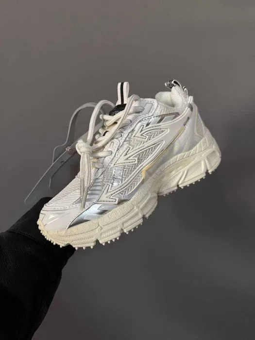 Кросівки OFF-WHite Be Right Back White/Beige premium | Кроссовки жіночі чоловічі — фото 5