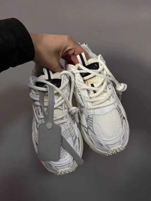 Кросівки OFF-WHite Be Right Back White/Beige premium | Кроссовки жіночі чоловічі — фото 7