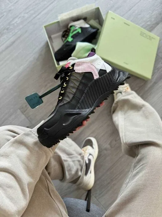 Кросівки OFF-WHITE Odsy-1000 Black/Green (люкс якість) | Кроссовки чоловічі — фото 6