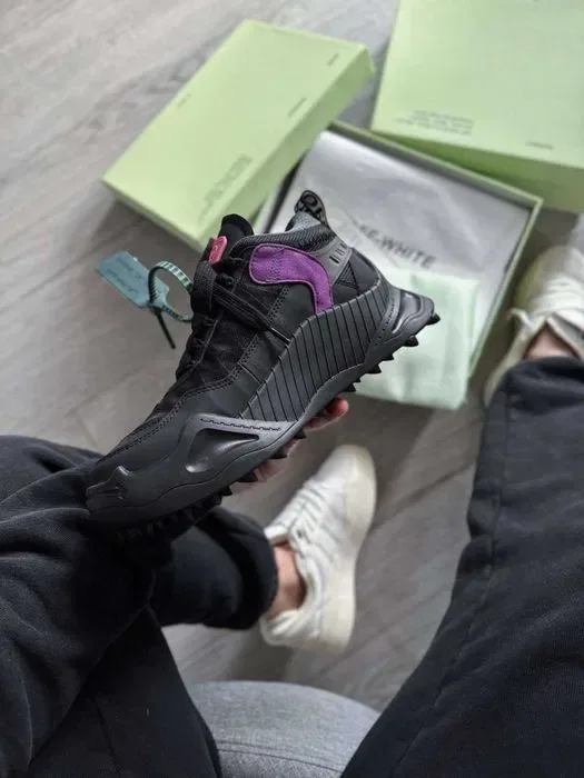 Кросівки Off-White Odsy 1000 Premium Triple Black | Кроссовки чоловічі — фото 4