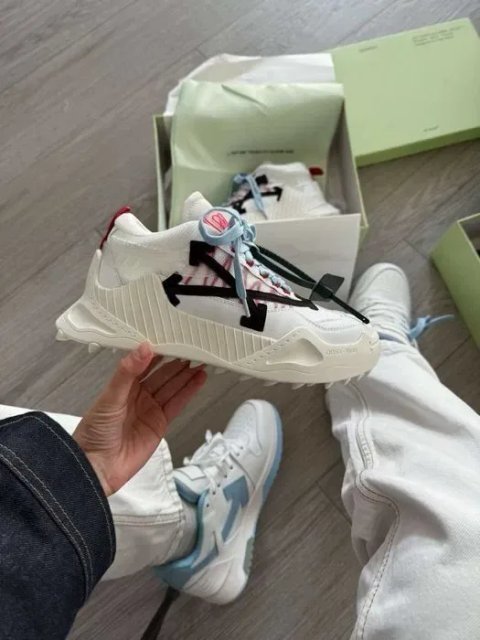 Кросівки OFF-WHITE Odsy-1000 White-Black (люкс якість) | Кроссовки жіночі