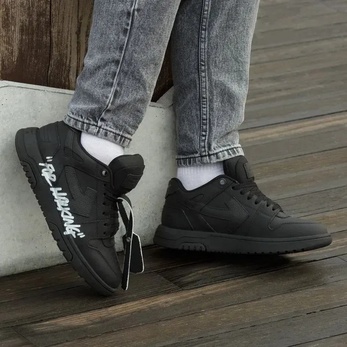 Кросівки Off-White Out Of Office Black (Люкс якість) | Кроссовки чоловічі жіночі — фото 2